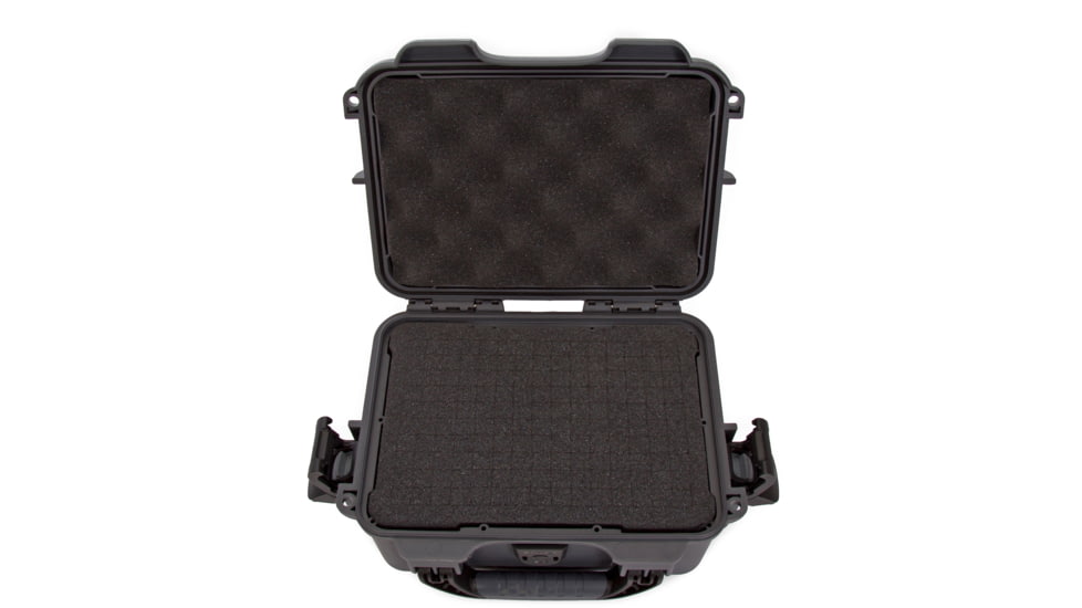 Nanuk 904 Protective Hard Case w/ Cubed Foam, 10.2in, Waterproof, Graphite, 904S-010GP-0A0