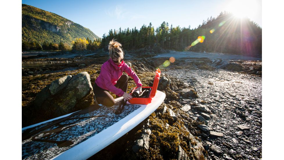 Nanuk 904 Protective Hard Case w/ Cubed Foam, 10.2in, Waterproof, Orange, 904S-010OR-0A0