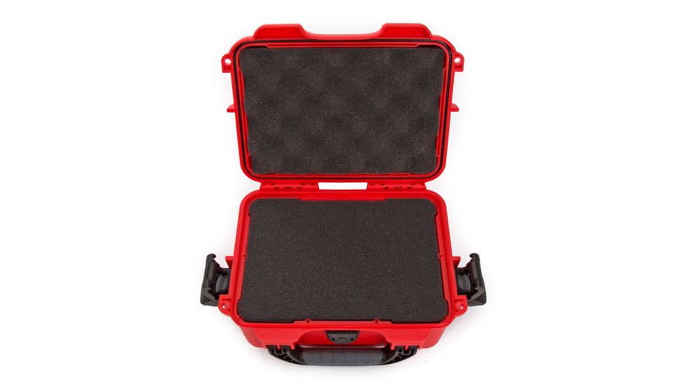 Nanuk 904 Protective Hard Case w/ Cubed Foam, 10.2in, Waterproof, Red, 904S-010RD-0A0