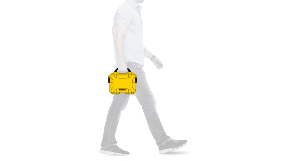 Nanuk 904 Protective Hard Case, 10.2in, Waterproof, Yellow, 904S-000YL-0A0