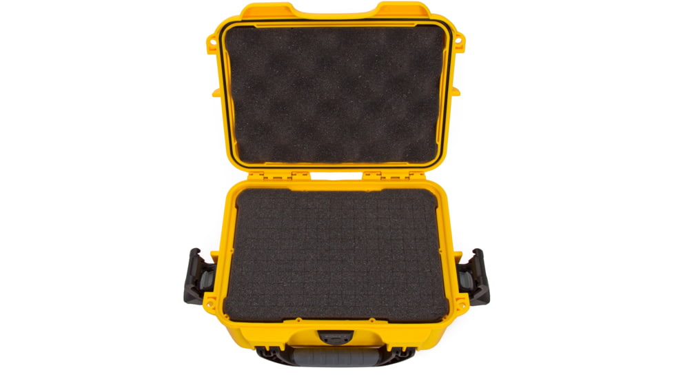 Nanuk 904 Protective Hard Case w/ Cubed Foam, 10.2in, Waterproof, Yellow, 904S-010YL-0A0