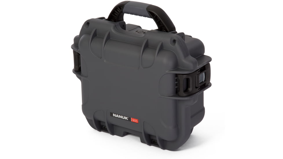 Nanuk 905 Water/Crush Proof Case w/Foam,Graphite, 905S-010GP-0A0