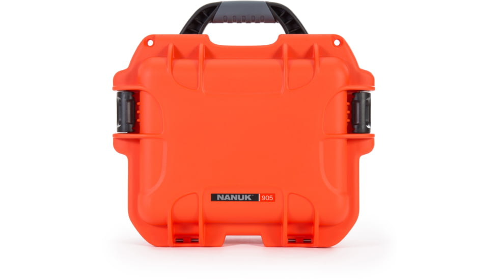 Nanuk 905 Water/Crush Proof Case w/Foam,Orange, 905S-010OR-0A0