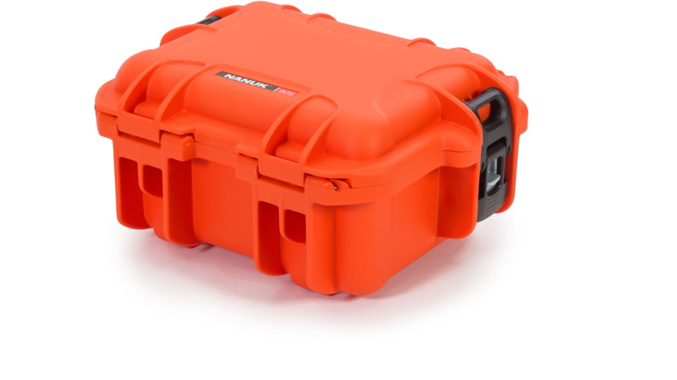 Nanuk 905 Water/Crush Proof Case w/Foam,Orange, 905S-010OR-0A0