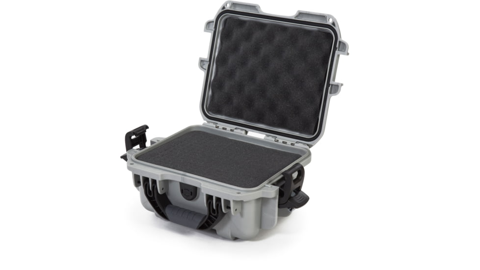 Nanuk 905 Water/Crush Proof Case w/Foam,Silver, 905S-010SV-0A0