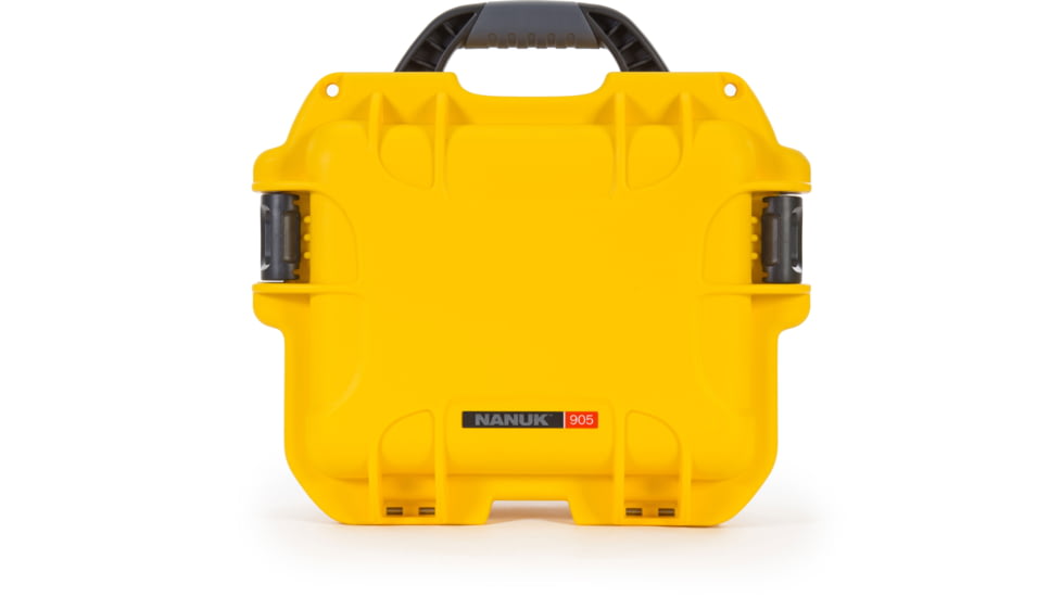 Nanuk 905 Water/Crush Proof Case w/Foam,Yellow, 905S-010YL-0A0