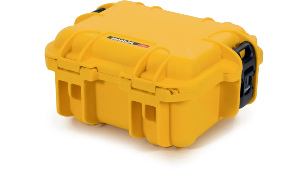 Nanuk 905 Water/Crush Proof Case w/Foam,Yellow, 905S-010YL-0A0