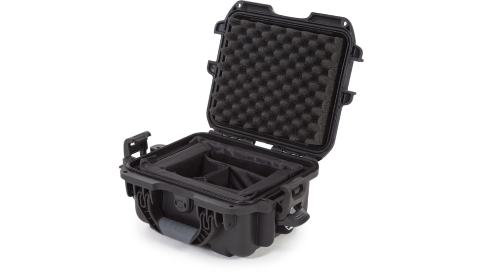 Nanuk 905 Water/Crush Proof Case w/Padded Divider - Black, 905S-020BK-0A0