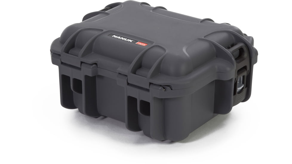 Nanuk 905 Water/Crush Proof Case w/Padded Divider - Graphite, 905S-020GP-0A0