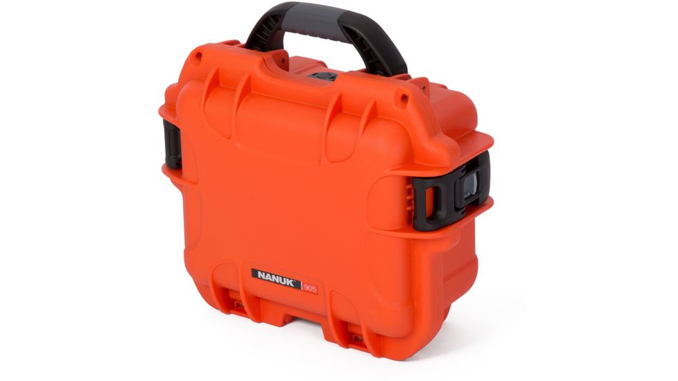 Nanuk 905 Water/Crush Proof Case w/Padded Divider - Orange, 905S-020OR-0A0