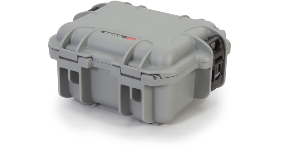 Nanuk 905 Water/Crush Proof Case w/Padded Divider - Silver, 905S-020SV-0A0