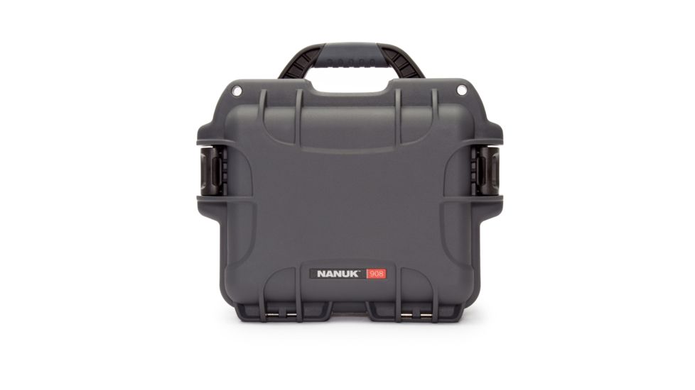 Nanuk 908 Case with Foam, Graphite, Small, 908S-010GP-0A0
