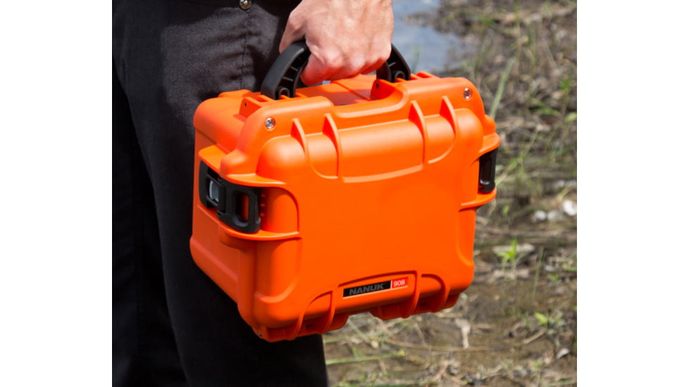 Nanuk 908 Case with Foam, Orange, Small, 908S-010OR-0A0