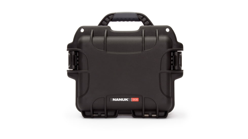 Nanuk 908 Case with Padded Divider, Black, Small, 908S-020BK-0A0