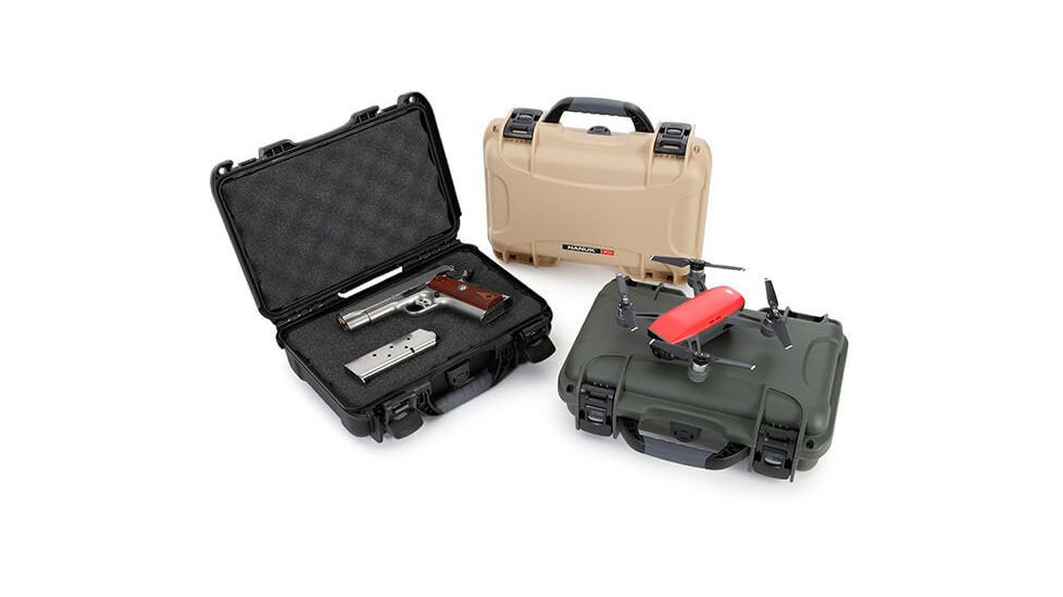 Nanuk 909 Protective Hard Case, 12.6in, Black, Small, 909S-000BK-0A0