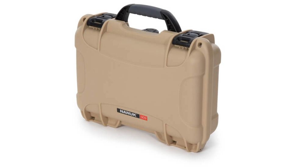 Nanuk 909 Protective Hard Case, 12.6in, Tan, Small, 909S-000TN-0A0
