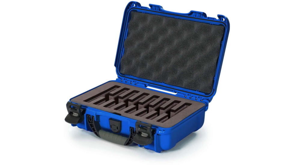 Nanuk 909 Case with Foam Insert for 8 Knives, Blue, 909S-080BL-0A0-19327
