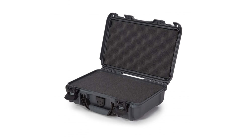 Nanuk 909 Protective Hard Case w/ Foam, 12.6in, Graphite, Small, 909S-010GP-0A0