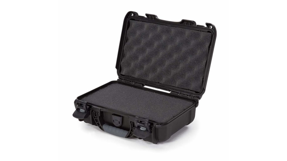 Nanuk 909 Protective Hard Case w/ Foam, 12in, Black, Small, 909S-010BK-0A0