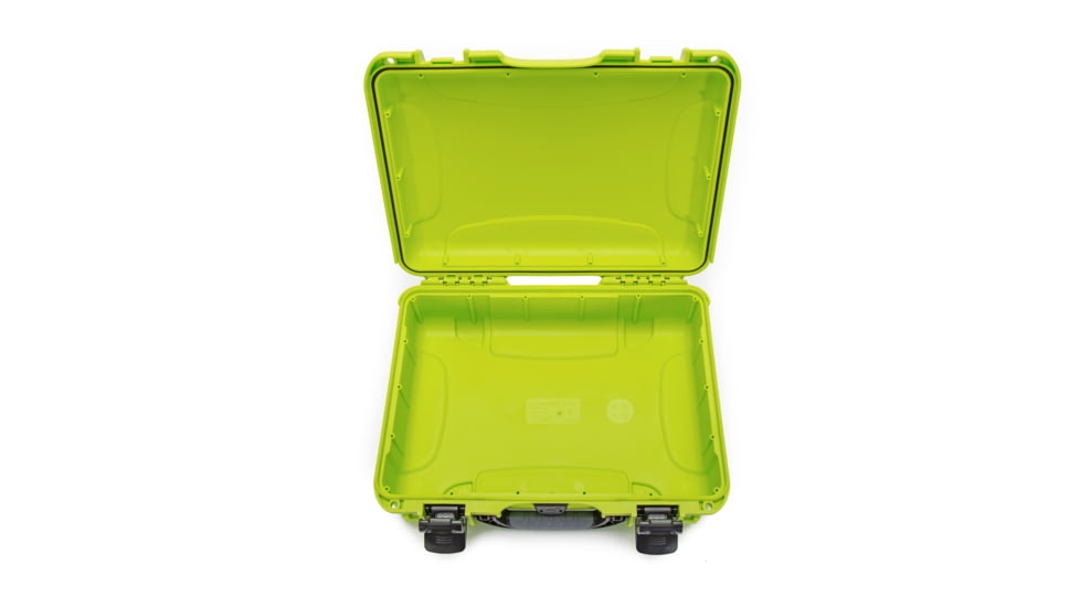Nanuk 910 Protective Hard Case, 14.3in, Waterproof, Lime, 910S-000LI-0A0