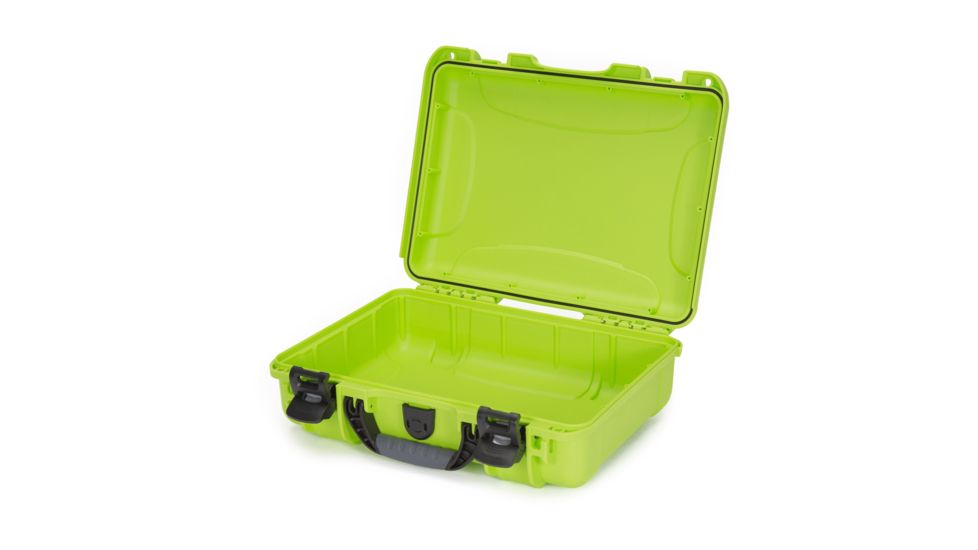 Nanuk 910 Protective Hard Case, 14.3in, Waterproof, Lime, 910S-000LI-0A0