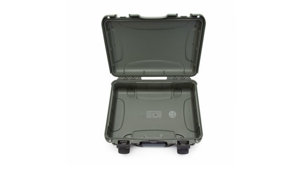 Nanuk 910 Protective Hard Case, 14.3in, Waterproof, Olive, 910S-000OL-0A0