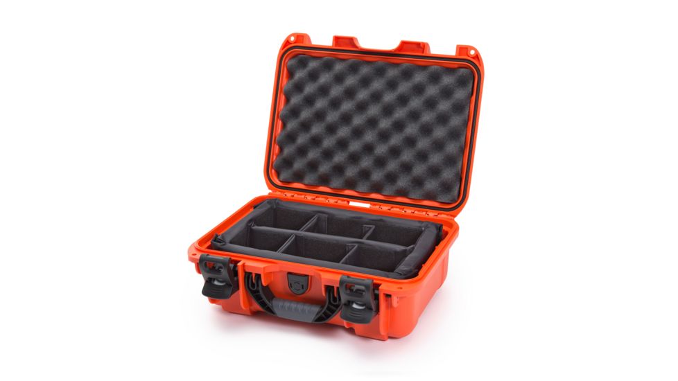 Nanuk 915 Case w/padded divider - Orange, 915S-020OR-0A0