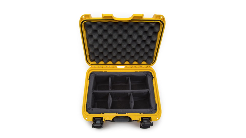 Nanuk 915 Case w/padded divider - Yellow, 915S-020YL-0A0