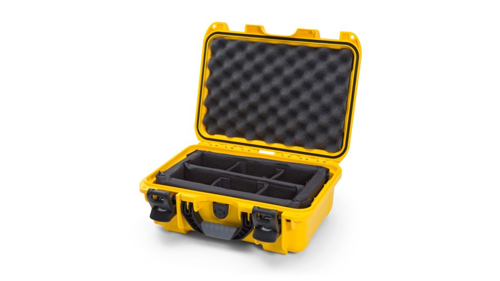 Nanuk 915 Case w/padded divider - Yellow, 915S-020YL-0A0