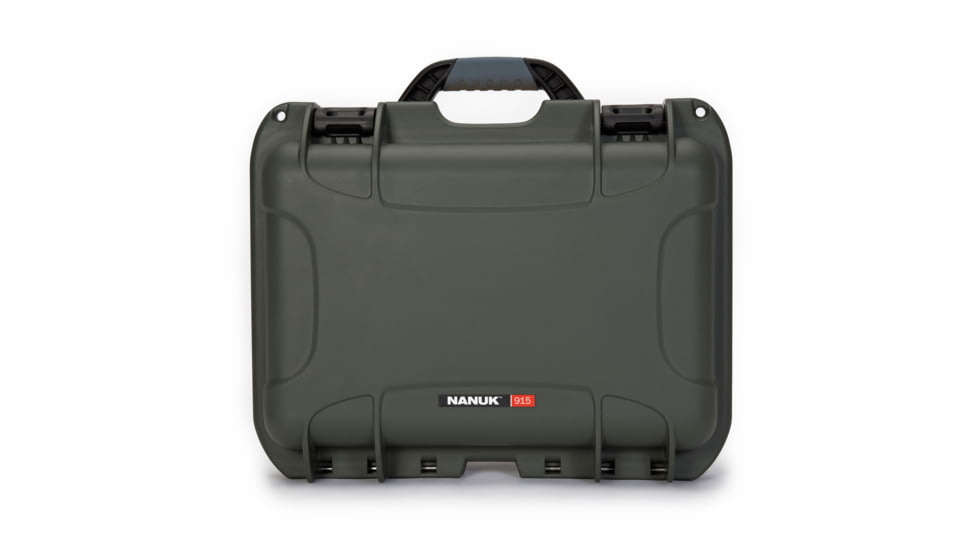 Nanuk 915 Water/Crush Proof Case - Olive, 915S-010OL-0A0