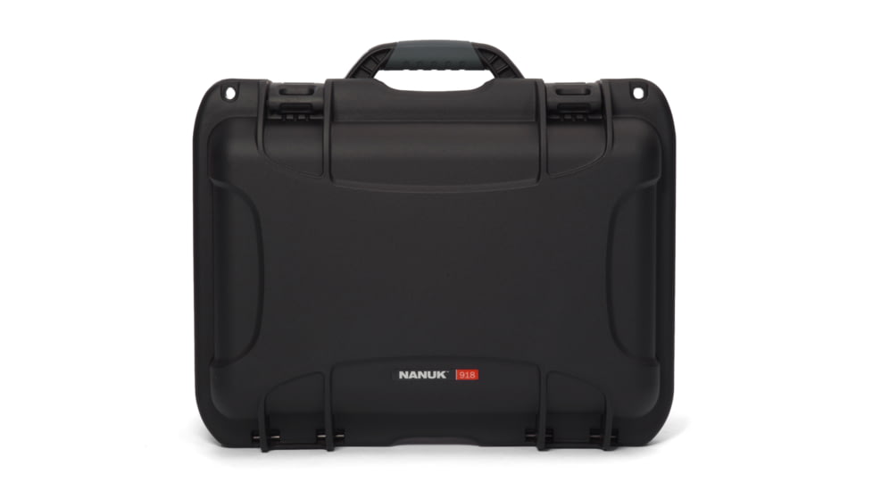 Nanuk 918 Protective Case w/Padded Divider, Black, Medium, 918S-020BK-0A0