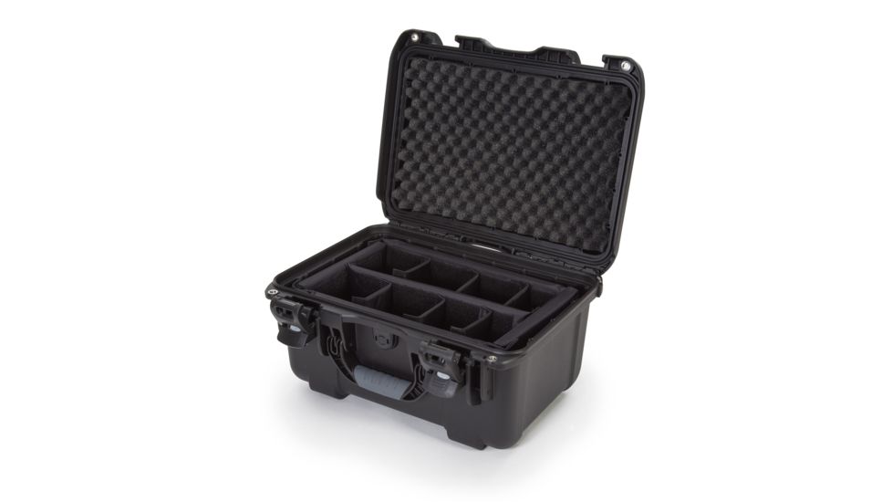 Nanuk 918 Hard Case w/ Padded Divider, Black, 918S-020BK-0A0