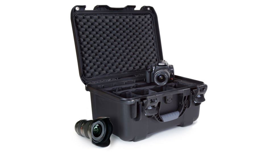 Nanuk 918 Hard Case w/ Padded Divider, Black, 918S-020BK-0A0