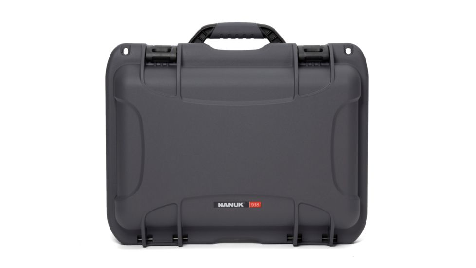 Nanuk 918 Hard Case w/ Padded Divider, Graphite, 918S-020GP-0A0