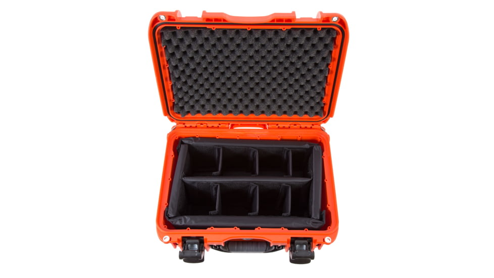 Nanuk 918 Hard Case w/ Padded Divider, Orange, 918S-020OR-0A0