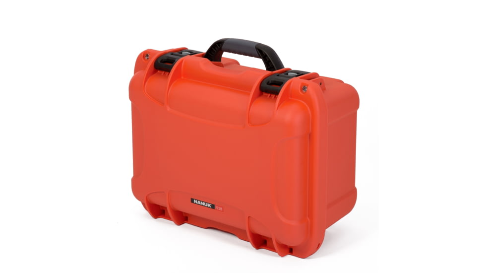 Nanuk 918 Hard Case w/ Padded Divider, Orange, 918S-020OR-0A0