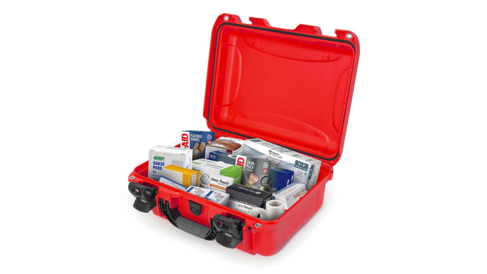Nanuk 920 Case Empty with First Aid Logo, Red, 920S-000RD-PA0-FSA01
