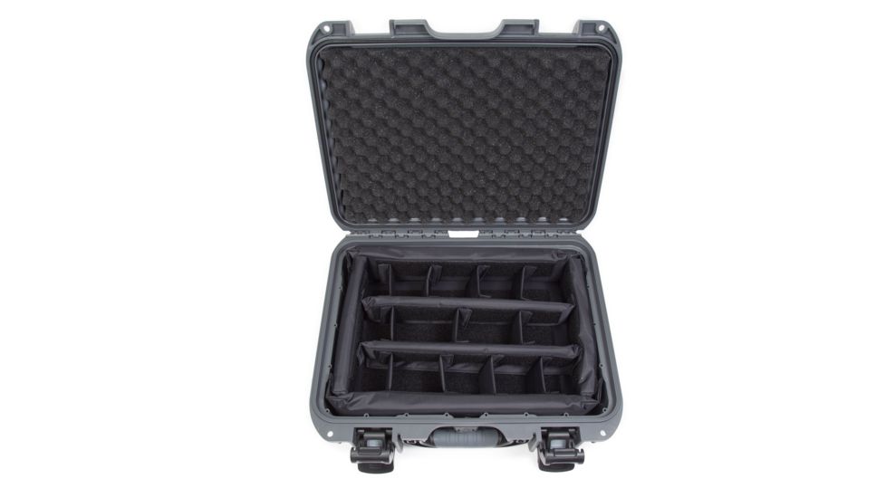 Nanuk 920 Water/Crush Proof Case w/Padded Divider - Graphite, 920S-020GP-0A0