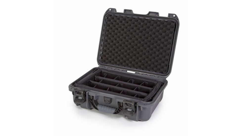 Nanuk 920 Water/Crush Proof Case w/Padded Divider - Graphite, 920S-020GP-0A0