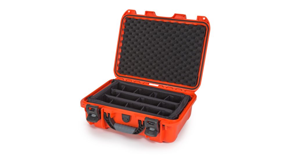 Nanuk 920 Water/Crush Proof Case w/Padded Divider - Orange, 920S-020OR-0A0