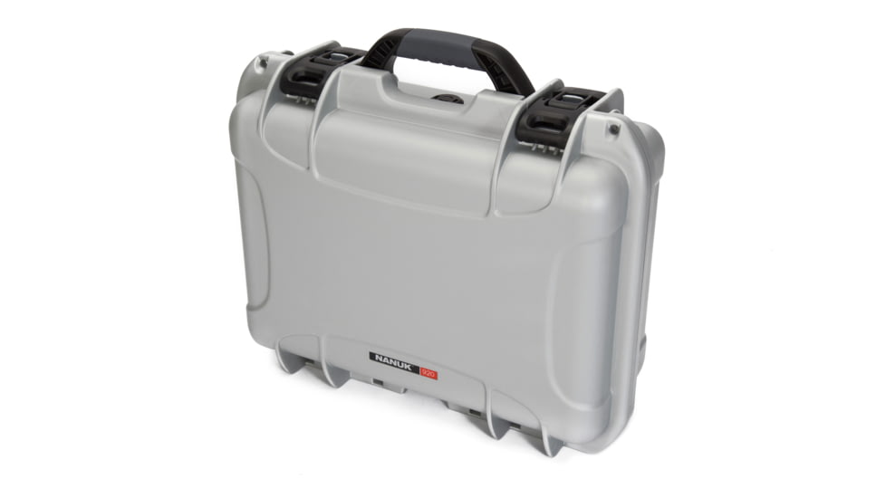 Nanuk 920 Water/Crush Proof Case w/Padded Divider - Silver, 920S-020SV-0A0