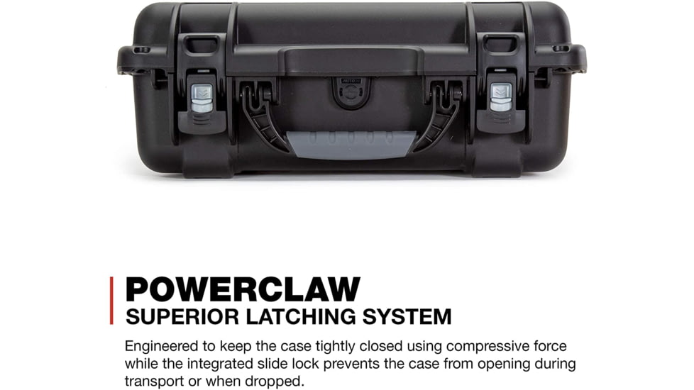 Nanuk 925 Case with Lid Organizer and Divider, Black, 925S-060BK-0A0