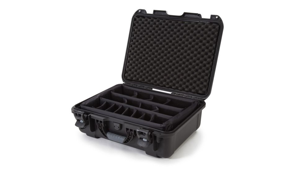 Nanuk 930 Water/Crush Proof Case w/Padded Divider - Black, 930S-020BK-0A0