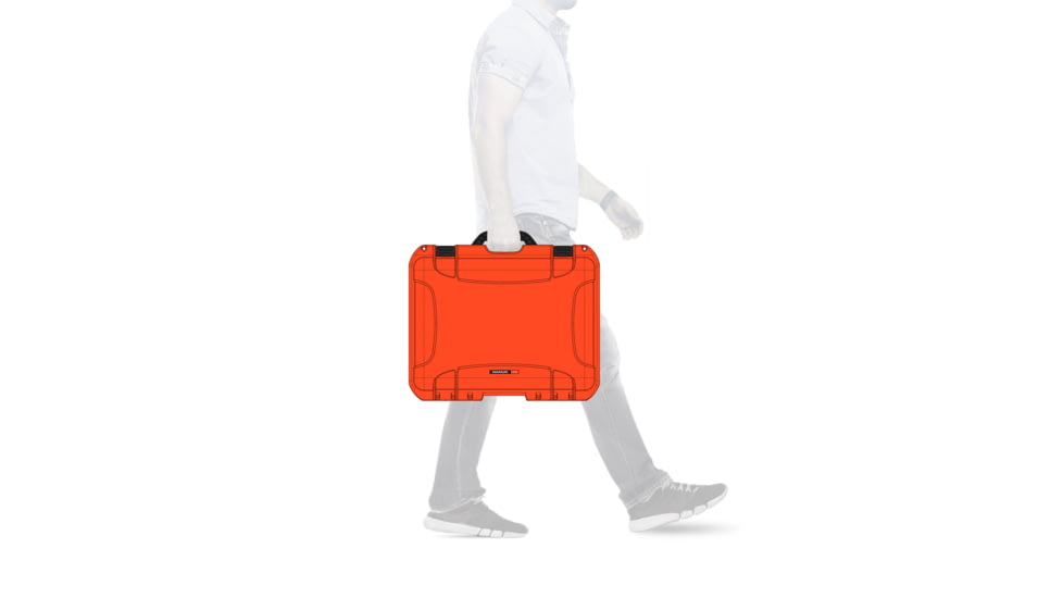 Nanuk 930 Water/Crush Proof Case w/Padded Divider - Orange, 930S-020OR-0A0