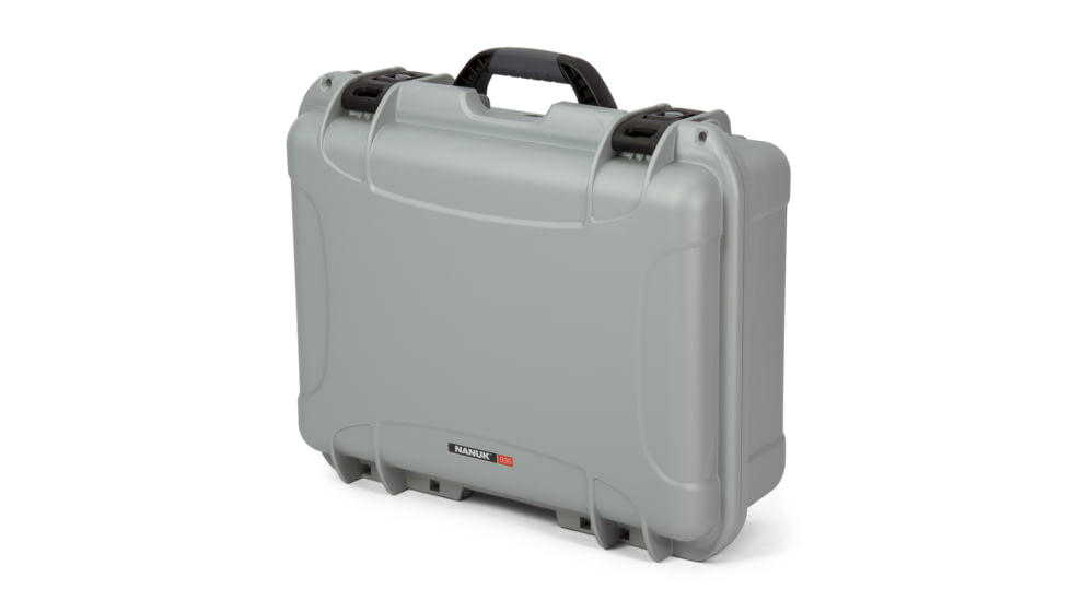 Nanuk 930 Water/Crush Proof Case w/Padded Divider - Silver, 930S-020SV-0A0
