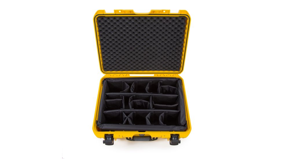 Nanuk 940 Case w/padded divider - Yellow, 940S-020YL-0A0