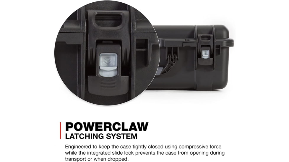 Nanuk 940 Case with Lid Organizer and Divider, Black, 940S-060BK-0A0