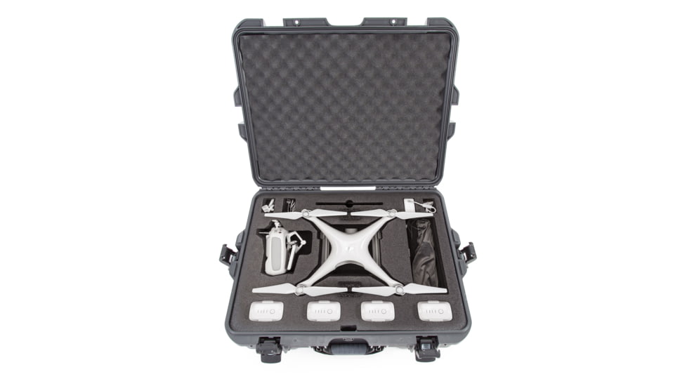 Nanuk 945 Nanuk Case w/foam insert for DJI Phantom 4, Graphite, 945S-080GP-0A0-15630