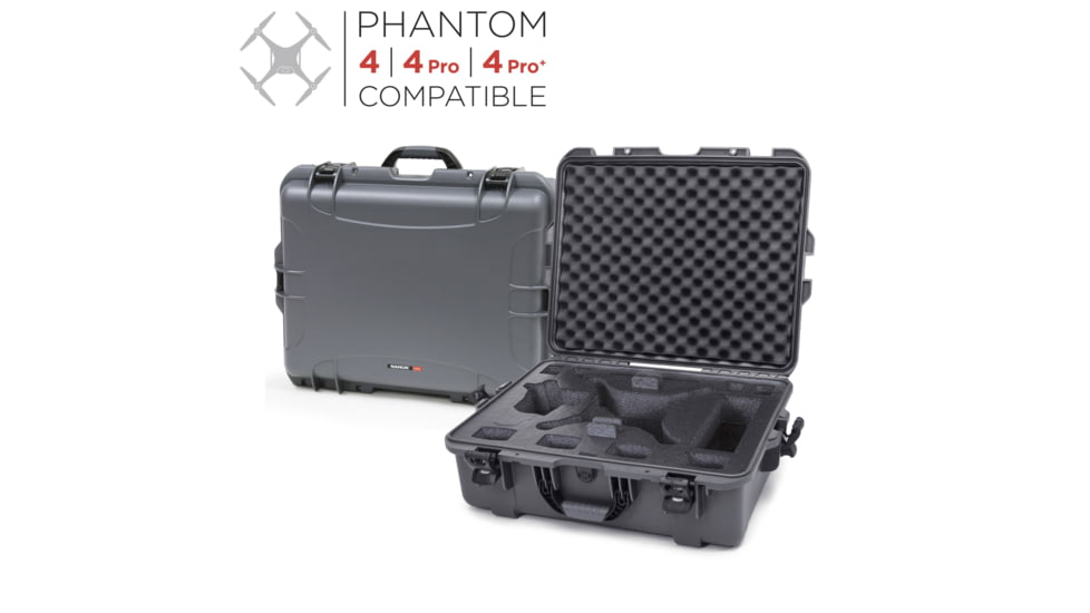 Nanuk 945 Nanuk Case w/foam insert for DJI Phantom 4, Graphite, 945S-080GP-0A0-15630