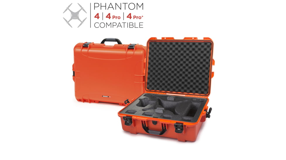 Nanuk 945 Nanuk Case w/foam insert for DJI Phantom 4, Orange, 945S-080OR-0A0-15630